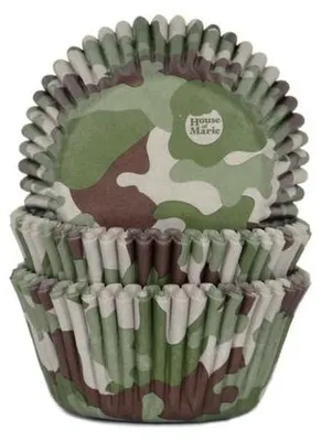 Produktbild von 50 Muffinförmchen Camouflage
