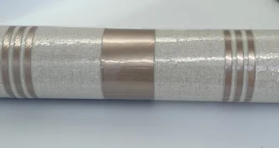 Produktbild von Vinyl Tapete Streifen Quartz Design Rose Gold