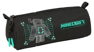 Produktbild von Safta Minecraft Screen Mäppchen Schwarz Mann Schwarz One Size