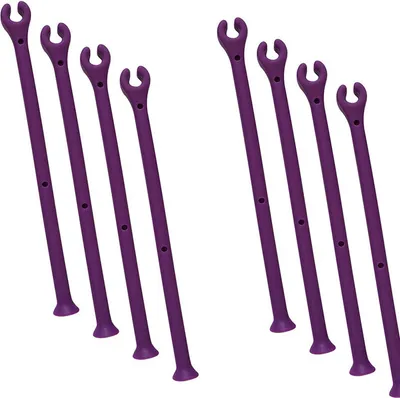 Produktbild von Glashalter für Geschirrspüler Reinigen von Langbrillengläsern weinglas Halterung Einstellen Silikon Weinglas Geschirrspüler Becherhalter Safer Stemware Saver,Violett / 8 Stk