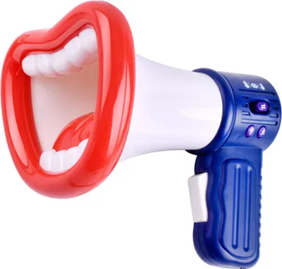 Immagine prodotto di Giocattolo con clacson, cambiavoce, altoparlante, altoparlante che cambia, amplifica l'effetto sonoro, megafono, regalo per bambini