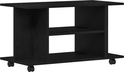 Obrázek produktu pro vidaXL TV skříňka s kolečky vzhled černý dub 80x40x45 cm