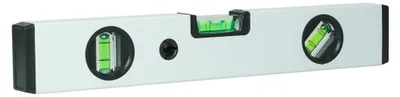 Produktbild von Leichte Aluminium Wasserwaage 30 cm mit horizontaler, vertikaler und 45 Grad Libelle