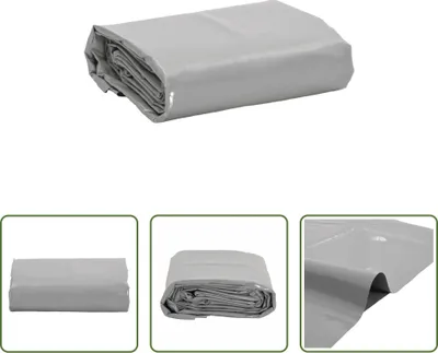 Immagine prodotto di The Living Store Abdeckplane Grau 5x6 m 650 g/m²