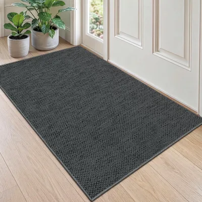 Produktbild von Schmutzfangmatte Innen 90 x 140 cm Dunkelgrau Rutschfest