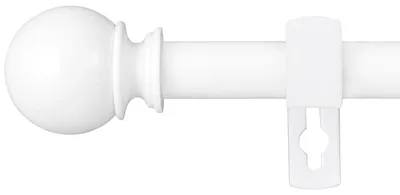 Ausziehbare Vorhangstange 67-307 cm Edelstahl glänzend Wandmontage