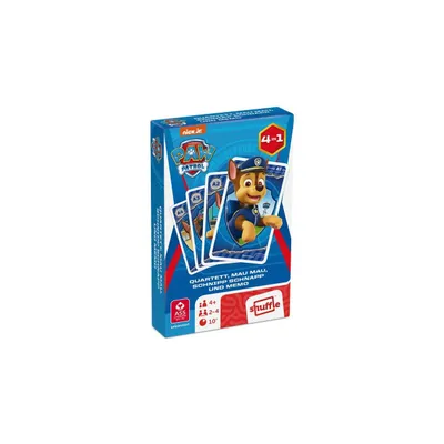 Produktbild von Paw Patrol Kartenspiel - Quartett 4in1 (Quartett, Mau Mau, Schnipp Schnapp, Memo)