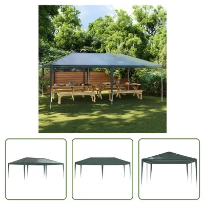 Immagine prodotto di The Living Store tenda professionale per feste 4×6 m verde 90 g/m²
