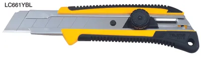 Image de Cutter 25 mm bi-matière (blocage à molette crantée)