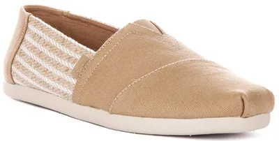 Produktbild von Toms Alpargata Classic Strip In Natural For Men – 9 UK - 43 EU - 10 US / Natural