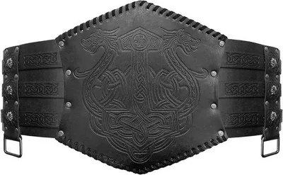 Produktbild von Medieval LARP Korsett aus Fauxleder mit Breite Embossierung
