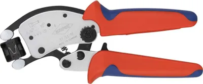 Zdjęcie produktu dla Szczypce do zaciskania końcówek izolacyjnych Twistor T 0,14–10 mm² / 2x0,25 mm² KNIPEX | 4003773088097