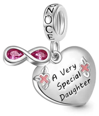 Produktbild von Gnoce Charm Anhänger Special Daughter GOC002 Silber