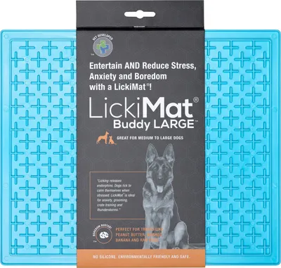 Image de LickiMat Tapis de léchage Buddy Turquoise XL
