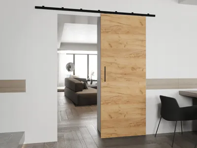 Obrázek produktu pro Interiérové posuvné dveře CONROE 1 - 80 cm, dub kraft