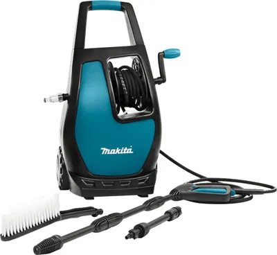Zdjęcie produktu dla Myjka wysokociśnieniowa Makita 1700W 100 bar niebiesko-czarna