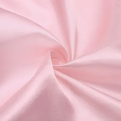 Satinstoff hellrosa 150x500 cm, 100% Polyester, seidig, für DIY & Nähen
