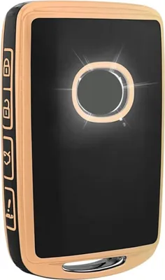 Image de Dutch Shield - Housse en TPU pour clé de voiture Mazda - Housse de protection pour clé Cover B3 Gold, Noir