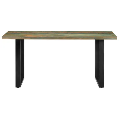 Immagine prodotto di vidaXL Tavolo da pranzo 160x80x75 cm in legno massello antico