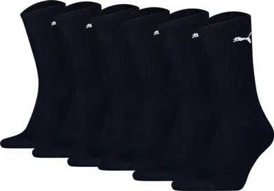 Produktbild von PUMA Uni Sportsocken, 6 Paar - Tennissocken, Crew Sport Socken, einfarbig Blau 35-38