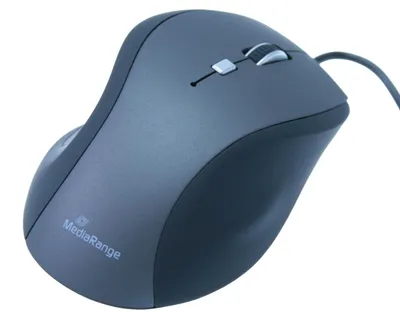 Immagine prodotto di Mouse ottico MediaRange 5 pulsanti con rotella di scorrimento 2400 dpi