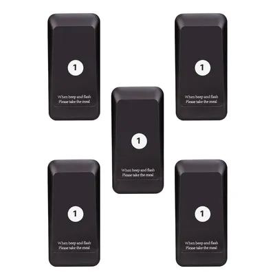 Immagine prodotto di Retekess TD157 Pager per ristoranti, ricevitore compatibile con il sistema di chiamata wireless TD157, 300mAh 48 ore 300M Cafe Pizzeria Hotel