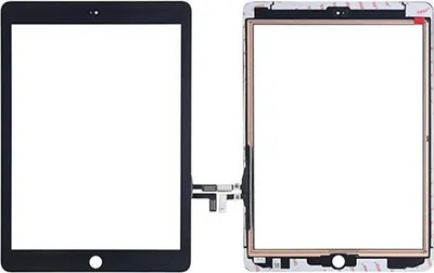 Produktbild von Displayglas + Touchscreen kompatibel mit Apple iPad Air/ iPad 2017 schwarz