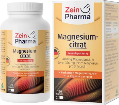Produktbild von Magnesium Citrat, 120 St KAP