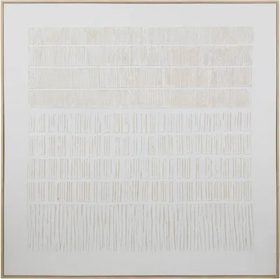 Produktbild von Leinwand 3d morens 100x100cm weiß - Atmosphera créateur d'intérieur