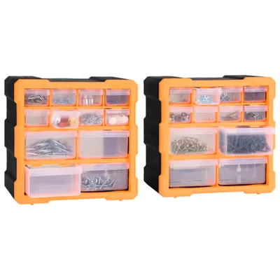 Obrázok produktu pre The Living Store Organizér do viacerých zásuviek 2 ks. 12 zásuviek 26,5x16x26 cm