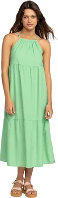 Produktbild von Roxy Damen Midikleid WAVY DAYS, Größe:M, Farben:zephyr green