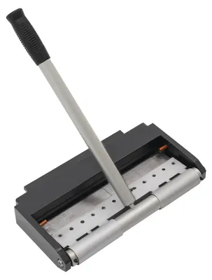 Obrázok produktu pre Ručná mini ohýbačka – ohýbací stôl – nastaviteľný v rozmedzí 0–90° – šírka 300 mm – dĺžka 50 mm – oceľ 45# – pre hliníkový plech – strieborná/čierna
