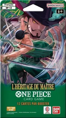 Produktbild von One Piece Kartenspiel Legacy of The Master Sleeved Booster OP12 Französisch