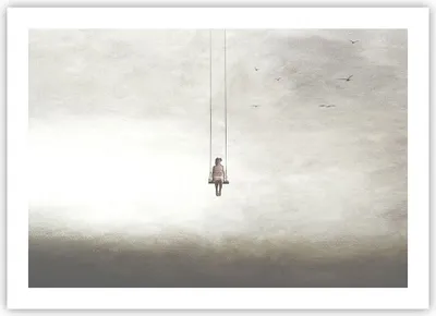 Produktbild von Poster - Poster ohne Rahmen - Schwingen rein Wolken - 70x50 cm - Wand Bild - Wanddeko - Wandbilder - Kunstposter - Wandposter - Bilder - Kunstdruck - Wanddekoration - Wandbild - P2XAA70x50-4875