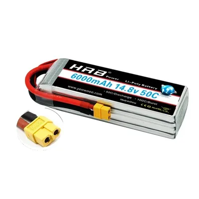 Image de Batterie Lipo, options de capacité élevée, connecteur Deans XT60, 4S 6000mAh XT60