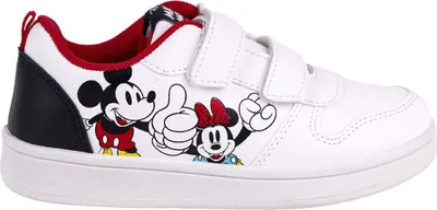 Image de Chaussures de sport pour enfants Mickey Mouse Velcro Blanc - 26