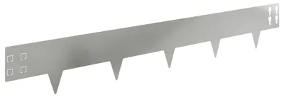 Obrázok produktu pre vidaXL Ohraničenie trávnika, 50 ks, 100 x 15 cm, oceľ, strieborná