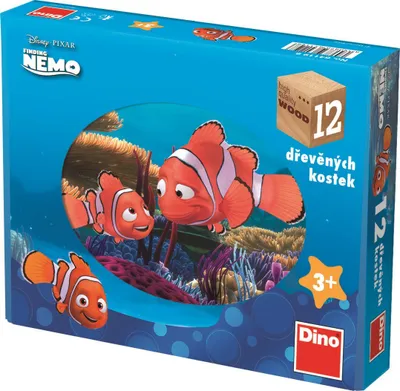Zdjęcie produktu dla Drewniane klocki obrazkowe Gdzie jest Nemo 12el