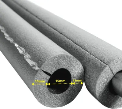 Produktbild von INSUL-TUBE® H PLUS XT Kautschuk 2m Rohrisolierung Ø 15 mm x 10 mm Dämmung 50% GEG selbstklebend