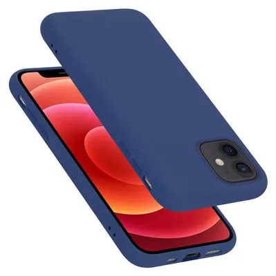 Immagine prodotto di Cadorabo custodia protettiva per Apple iPhone 12 MINI custodia in blu telefono cellulare Custodia Cover TPU Etui
