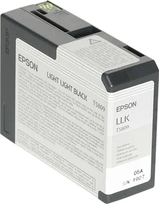 Image de Epson T5809 - 80 ml - Noir clair - Originale - Cartouche d'encre - pour Stylus Pro 3800, Pro 3880