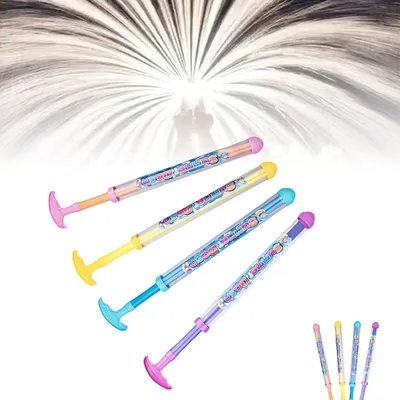 Produktbild von Wasserpistole Feuerwerk Effekt 4er Set 41cm Wasserpumpe Fontäne Wasserspielzeug