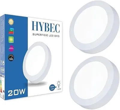 Zdjęcie produktu dla Lampa sufitowa LED 20W do łazienki ciepła biała 1600 lumenów