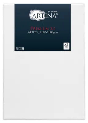Produktbild von Artina Keilrahmen Leinwand Premium 3D, 50x70cm, 380 g/m²