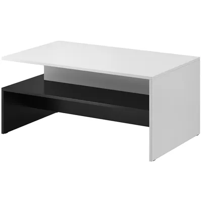 Obrázok produktu pre Konferenčný stolík BORA 99 biely / čierny
