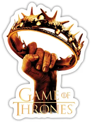 Produktbild von Spreadshirt Game Of Thrones Logo Sticker Aufkleber, 10 x 10 cm, Mattweiß