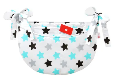 Produktbild von BABYLUX Babybetttasche Organizer BETTTASCHE Spielzeugtasche Tasche Babybett 98. Sterne