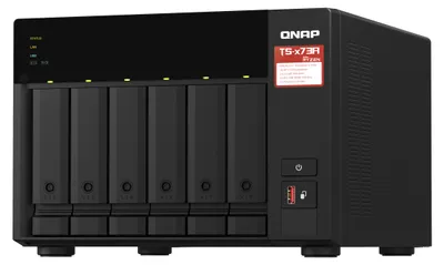 Immagine prodotto di Sistema NAS QNAP TS-673A-8G, con 6 alloggiamenti