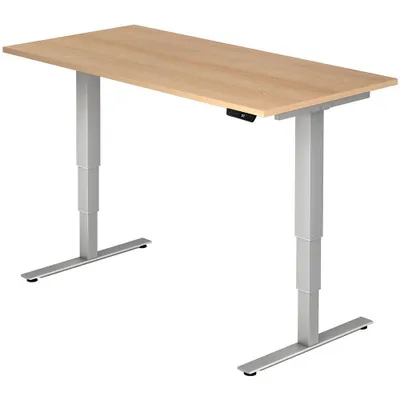 Immagine prodotto di Scrivania regolabile in altezza XDSM | 2 motori | 120 - 200 cm | elettrica, dimensioni piano d'appoggio:160 x 80 cm