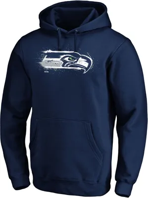 Produktbild von Seattle Seahawks - NFL - Iconic Splatter Graphic Hoodie - Navy S